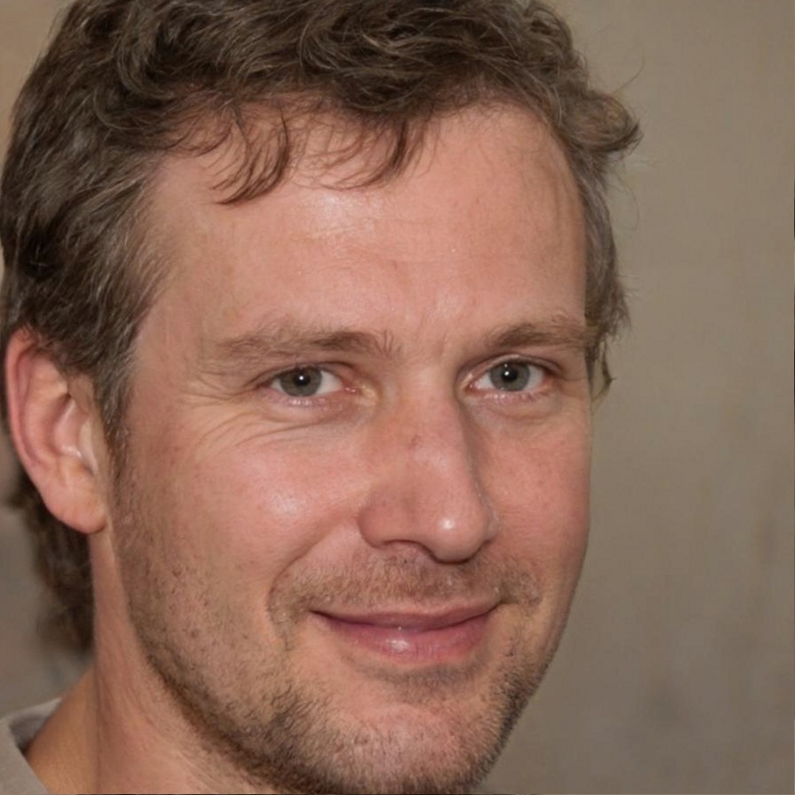 Second author portrait in a working context